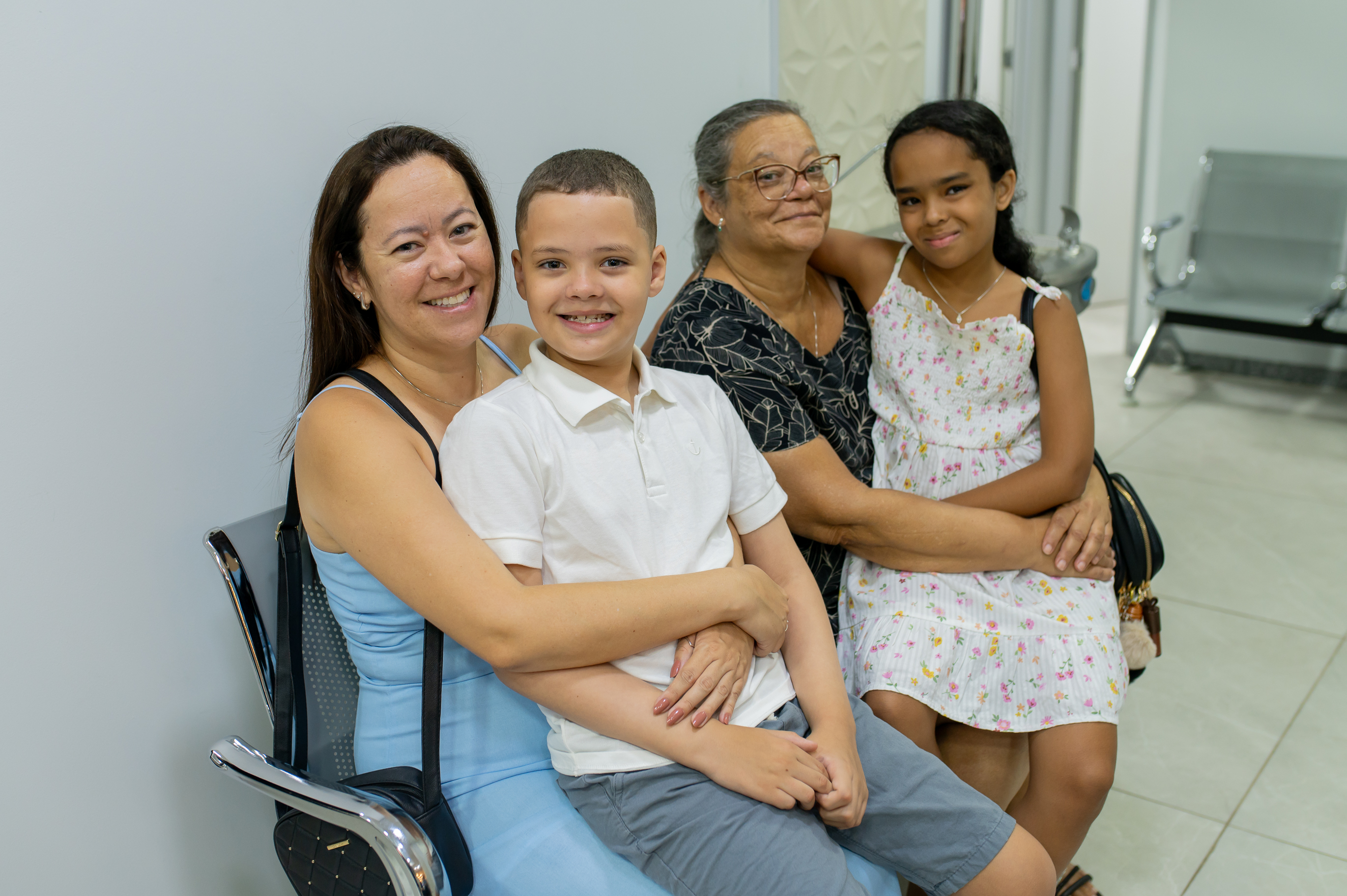Família acolhida e orientada na Clínica Nascente